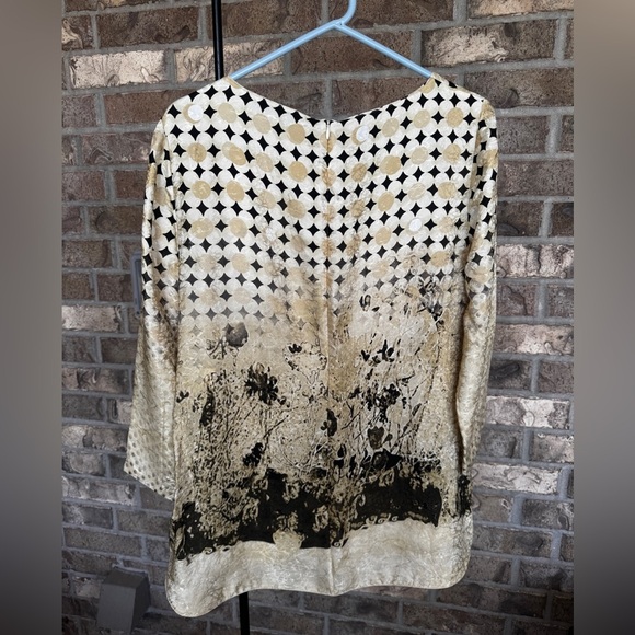 Piazza Sempione Women’s Silk Blouse Size EU 46 (US 12) Made in Italy - Picture 5 of 11